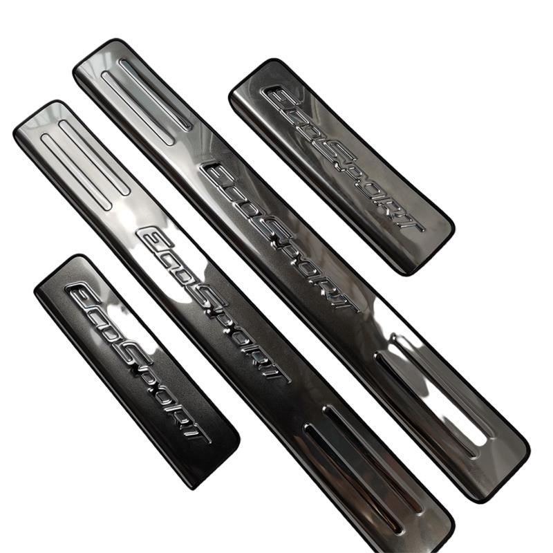 For Ford KUGA Ecosport Car Door Protect Strip Edg Protector Edg Protector Door Pads Step Scuff Plate Chrome Pads