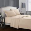 Solid Color Bed Linen Set Sheets Full Sets Mattress Cover Flat And Fitted Sheet With Pillowcases Twin Full Queen King Size