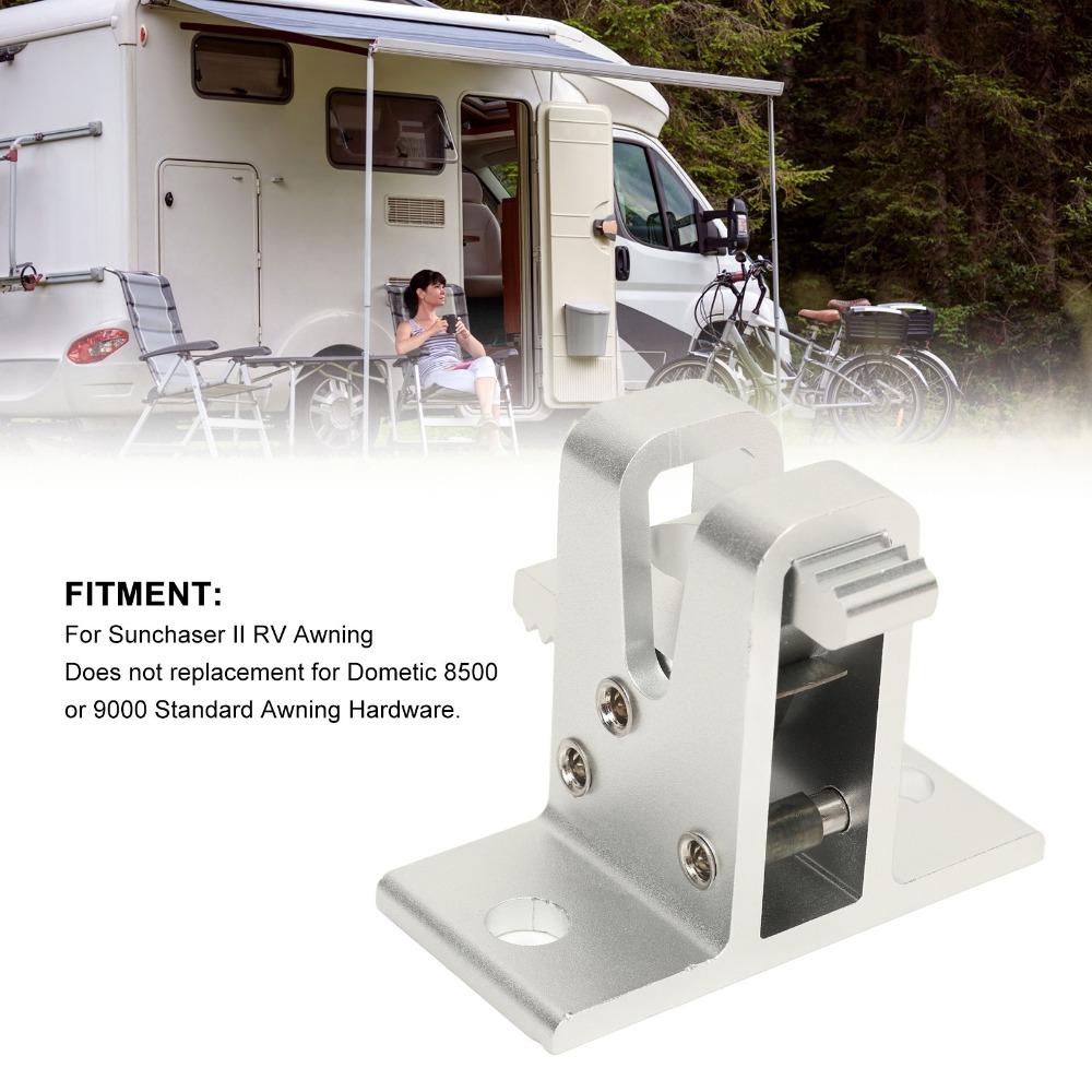 Silver RV Awning Bracket Aluminum Mounting Bracket for Sunchaser II RV Awning RV Accessories