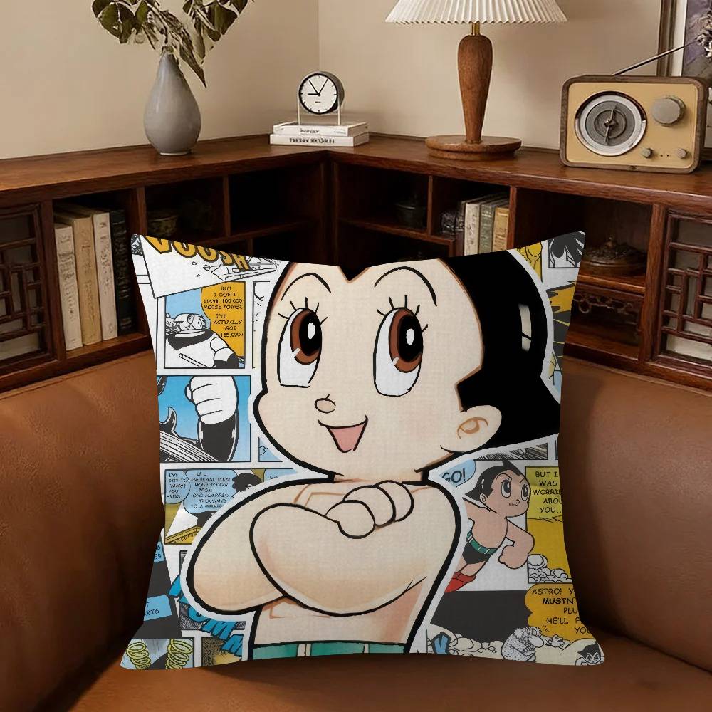 Cushion Personalized Picture Text Home Decorative Pillows Household Gifts 45X45Cm Popular Anime Astro Boy