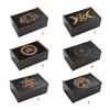 Portable Tarots Cards Box Astrology Divination Storage Case Wood Cards Container Exquisite Astrology Trinkets Box