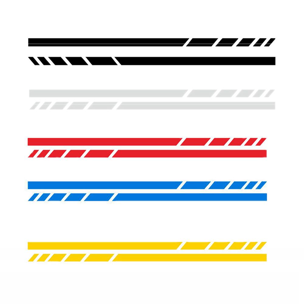 2PCS Stripes Sticker Rearview Mirror Decal For Mercedes Benz A B C E CLA S V R ML AMG W176 C117 W205 W204 W213 W212 C253 Decal