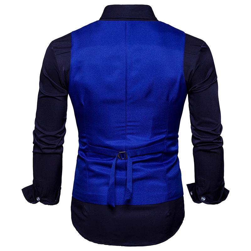 2021 Men's Double-Breasted Formal Vest Waistcoat