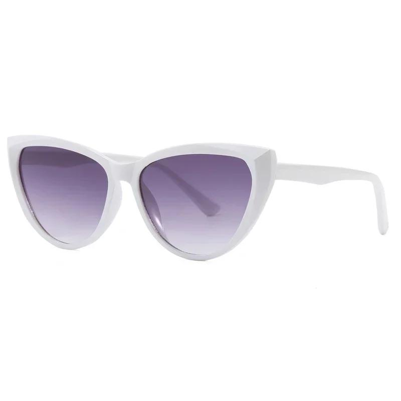 Men Women's New Trend Cat Eye Sunglasses Fashion Outdoor Anti-UV Sun Glasses Unisex Retro Large Frame Driving Eyeglasses Shades