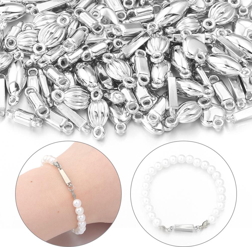 50 Stück CCB Charms Kunststoff Doppel-Loch Charms Verbinder Für Schmuckherstellung DIY Handgemachte Armbänder Halsketten Anhänger Zubehör