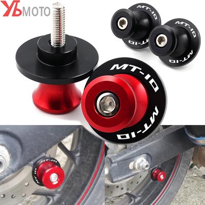 Motorcycle Swingarm Spools CNC 6mm Slider Stand Screws For YAMAHA MT10 MT-10 2016- MT10 SP