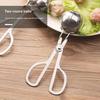 2 Stück Edelstahl-Fleischbällchenformer mit Fleischbällchen-Formwerkzeug für die Küche, Fleischbällchenformen, Dämpfen und Reiskugelform