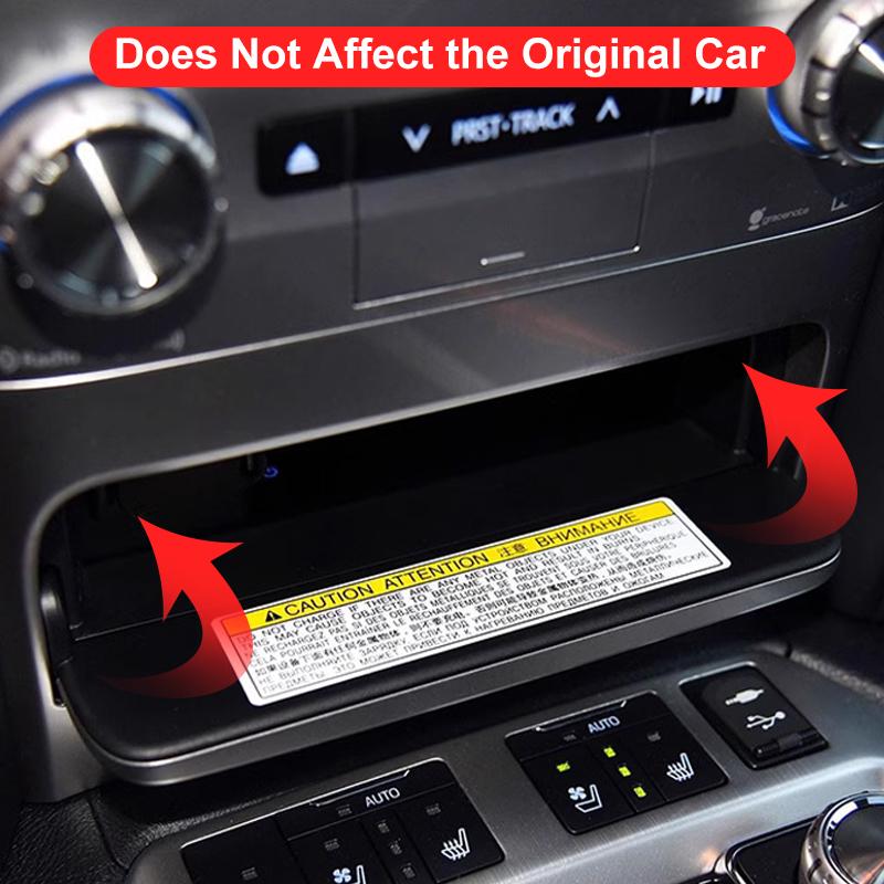 For 2016-2021 Toyota Land Cruiser 200 LC200 fj200 Center Control Wireless Charger Panel Assembly Fast Charge Upgrade Accessories