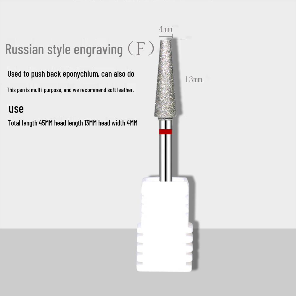 Diamond Nail Head Set for Cuticle & Nail Pre-Treatment and Removal