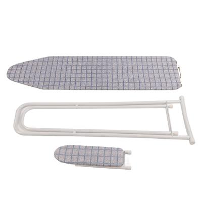 Planche à repasser de table pliante 42 pouces avec repose-fer Stable Grande planche à repasser avec manche fixe