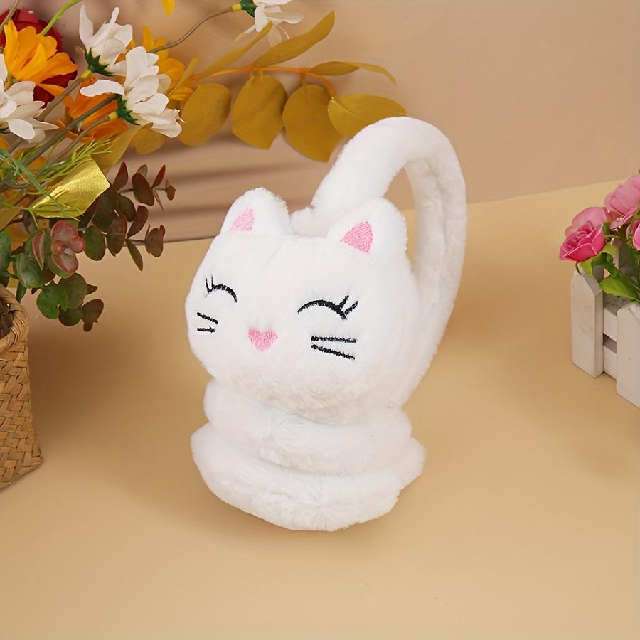 Korean Version of Autumn and Winter Plush Warm Ear Cover, Plush Cute Cartoon Kitten Ear Cover To Protect Ears From Cold