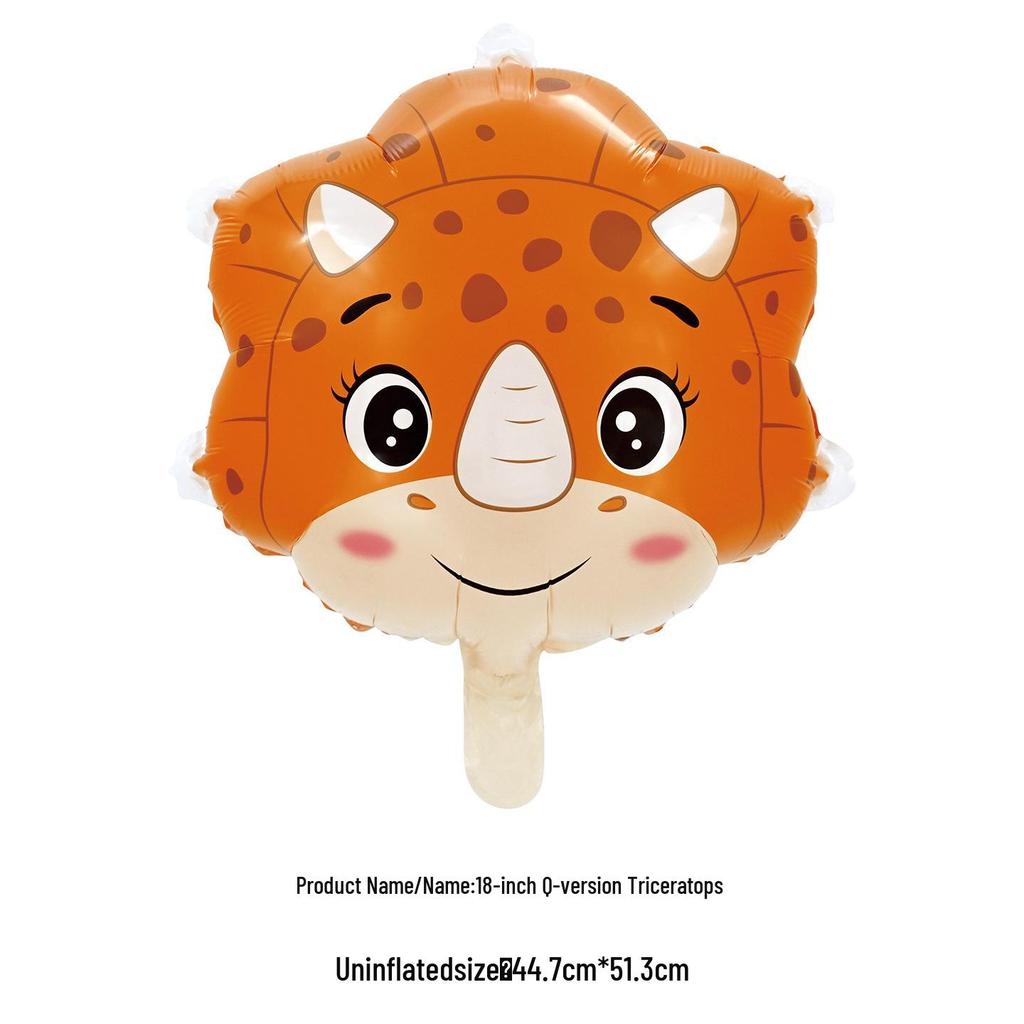 18" New Q Version Kids' Cartoon Animal Foil Balloon for Birthday Decorations
