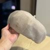 Autumn Woolen Beret Women's Face Revealing Small Versatile Casual Painter Hat Retro British Style Newsboy Hat
