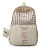 Schoolbag Japanese New High-value, Fresh and Sweet Plaid Backpack, Junior High School Student Schoolbag for Women, Lightweight and Large-capacity