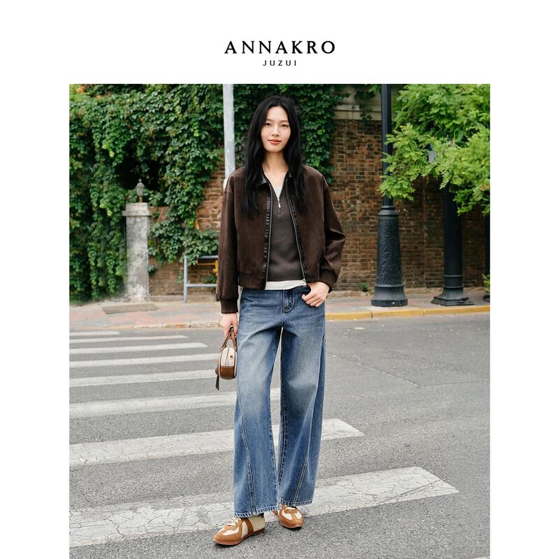 

Anna Kou Women s College Style Barn Jacket L