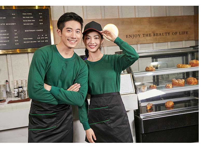 Unisex Round Neck Logo Sweatshirt: Perfect for Autumn & Winter Class Reunions, Catering Staff Uniforms, and General Workwear.