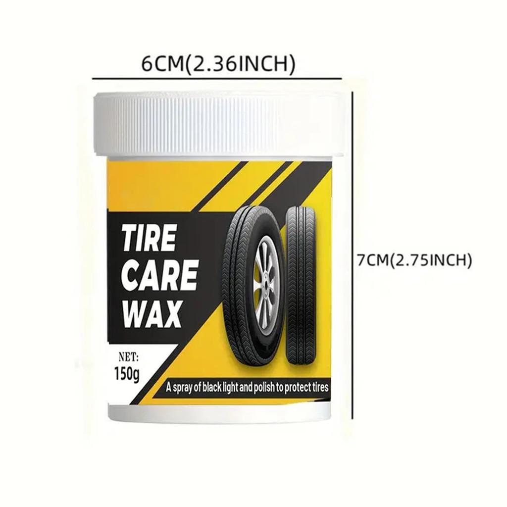 Birdusunce Tire , Shine Tire Paste, Truck RV Tire Polishing Paste with Sponge Clean & Protect