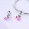 Charms Platapink Boxing Gloves Sandbag Beads Fit Originalbracelets Charms For Women Jewelry Diy Making Gifts