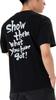Table Tennis Back Print Size S [Nittaku] Short-Sleeve Shirt, Unisex, Sweat-Wicking, Quick-Drying, Stretchable, T-Shirt, Black,