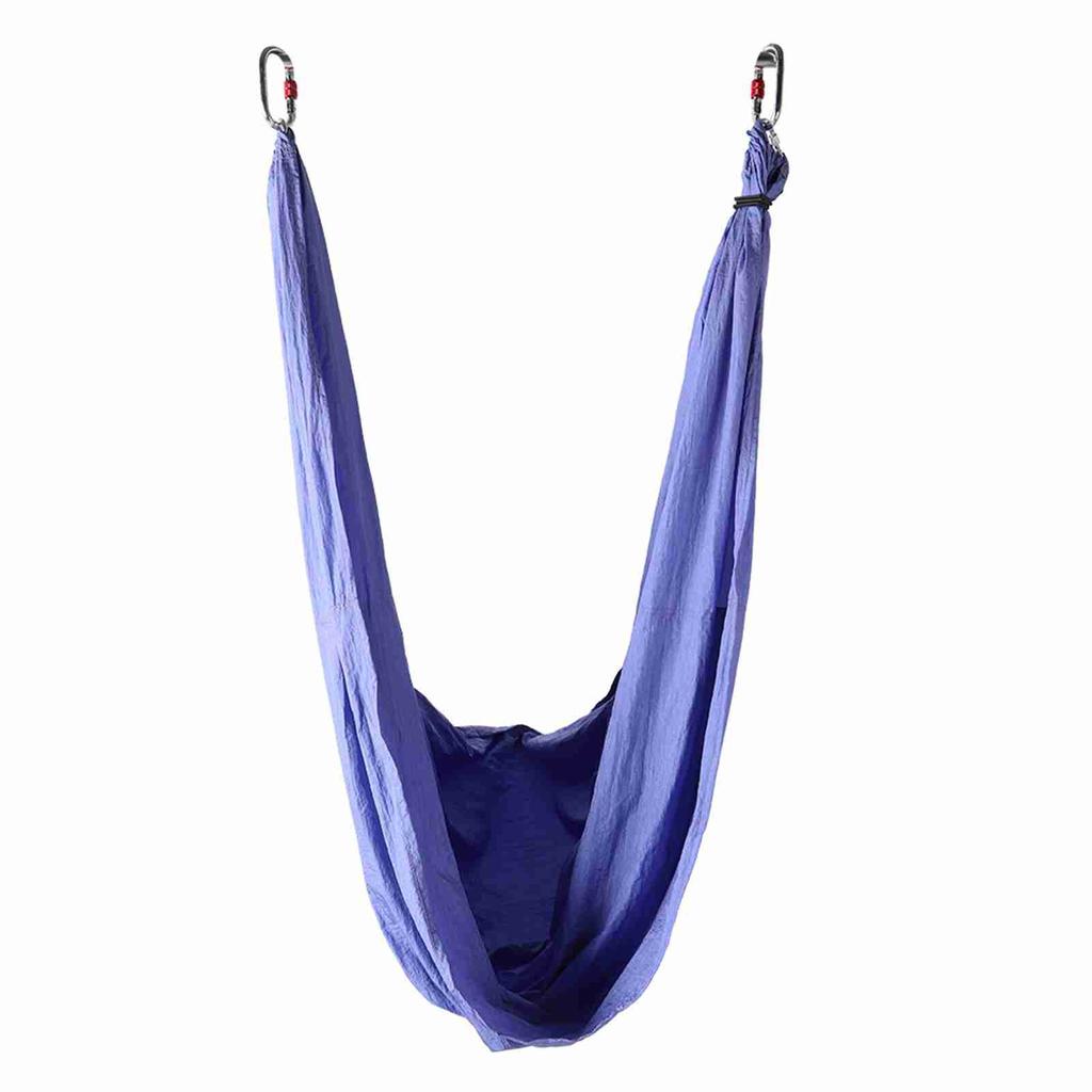 Aerial   Fitness Hanging Grip Inversion Trapeze Swing Sling Hammock(Blue Green)