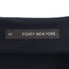 FOXEY NEW YORK Made In Japan Short Sleeve Mini Dress 38 Dark Blue Women Used