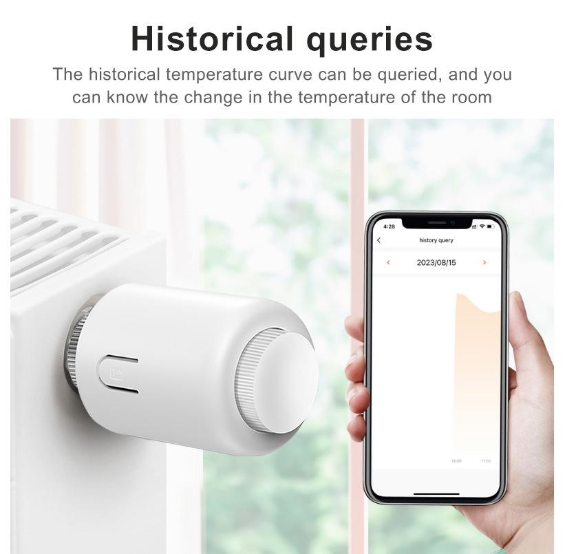 Tuya Zigbee Smart Thermostat Radiator Valve with App Control
