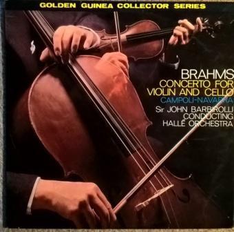 

LP Record JOHANNES BRAHMS ALFREDO CAMPOLI Brahms Concerto In A Minor For Viol GGC4009 Pye Golden Guin 1964 UK Classical Used