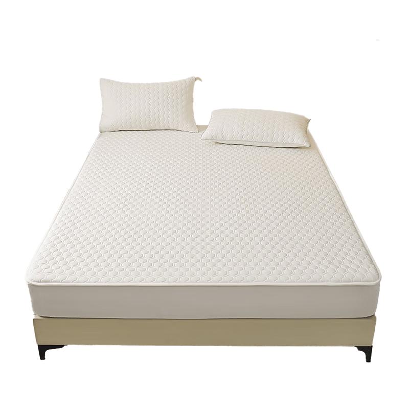 MINISO Quilted & Waterproof Fitted Mattress Protector 150cm x 200cm