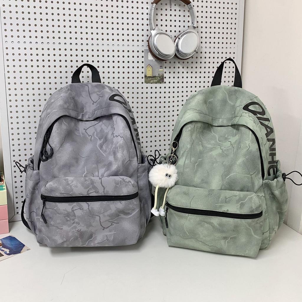 Schoolbag1011 summer new trendy Korean version large capacity college style student schoolbag leisure travel outdoor couple backpack