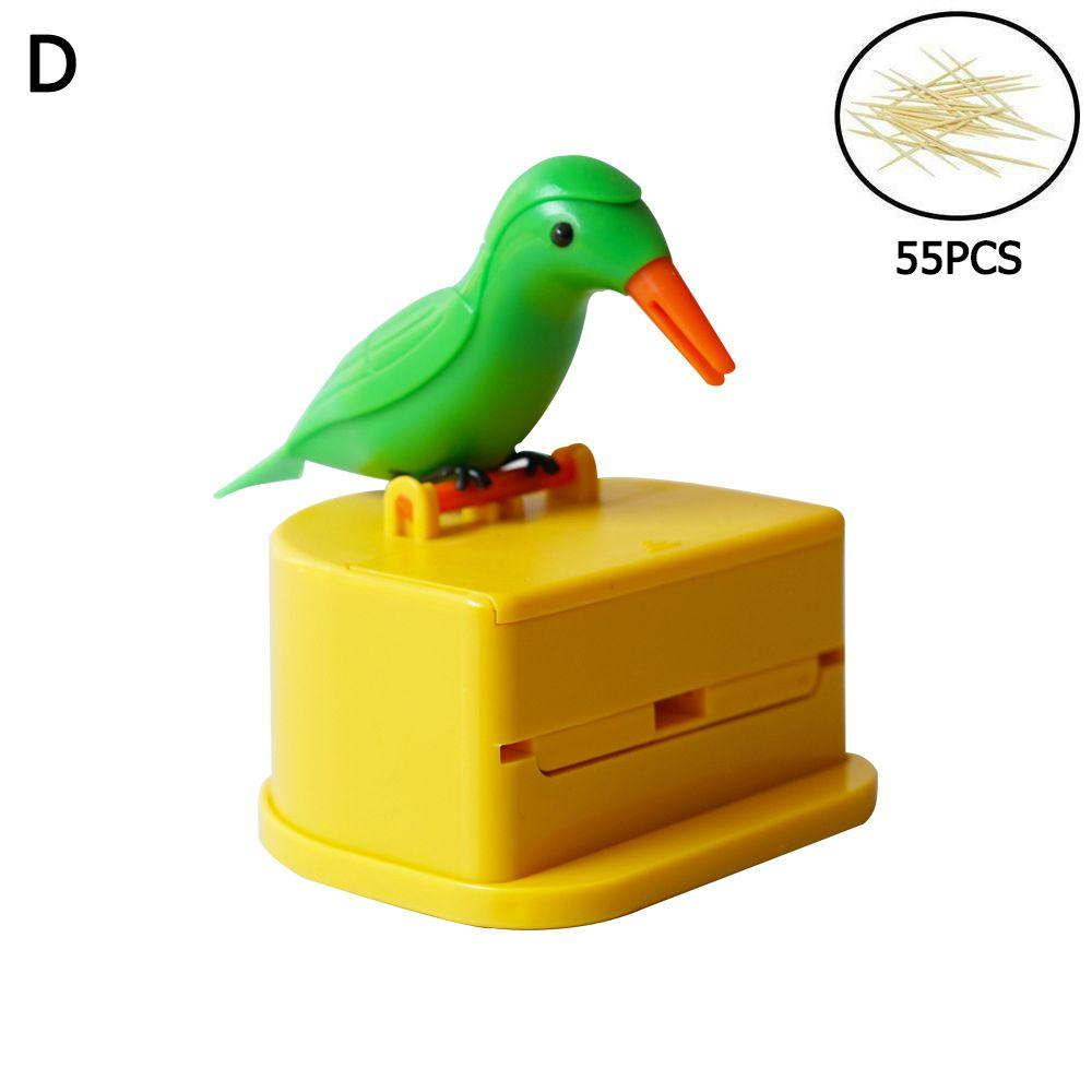 Kitchen Accessories Plastic Hummingbird Toothpick Container Toothpick Dispenser Toothpick Holder Box Bird