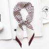 small silk scarf simple stripe women's for Women, Aesthetic Hairband , Daily Party Holiday Gift Trendy