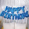 13pcs Happy Birthday Letter Foil Balloons Boys and Girls Birthday Party DIY Decorate Baby Shower Bedroom Supplies