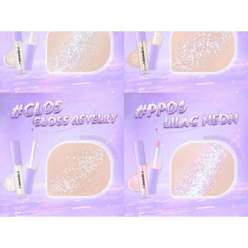 IRENEDA - Shimmery Party Liquid Eyeshadow - 6 Colors