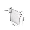 Space-Saving Foldable Cabinet-Door Rack Expandable Fold-down Door with