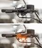 2X Motorcycle Amber LED Mini Turn Signal Indicator Running Light Lamp Full BLACK