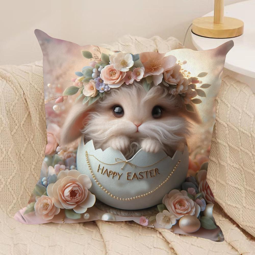 Good Christ funny Jesus Cushion Cover Silky Short Plush Invisible Zipper Dustproof Sofa Pillow Case for Home Decor