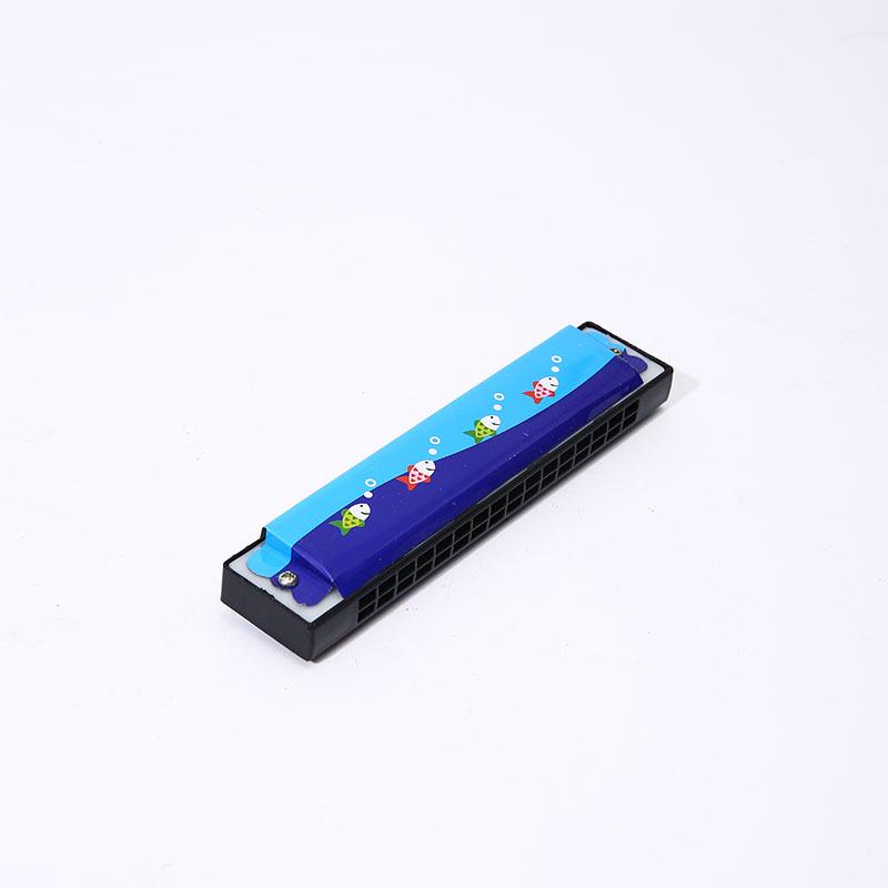 Tin Plate 16-Hole Children's Cartoon Harmonica - Early Education Musical Toy