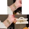 Fashion Zircon Double Layer Butterfly Charm Bracelet For Women Gift Wefare