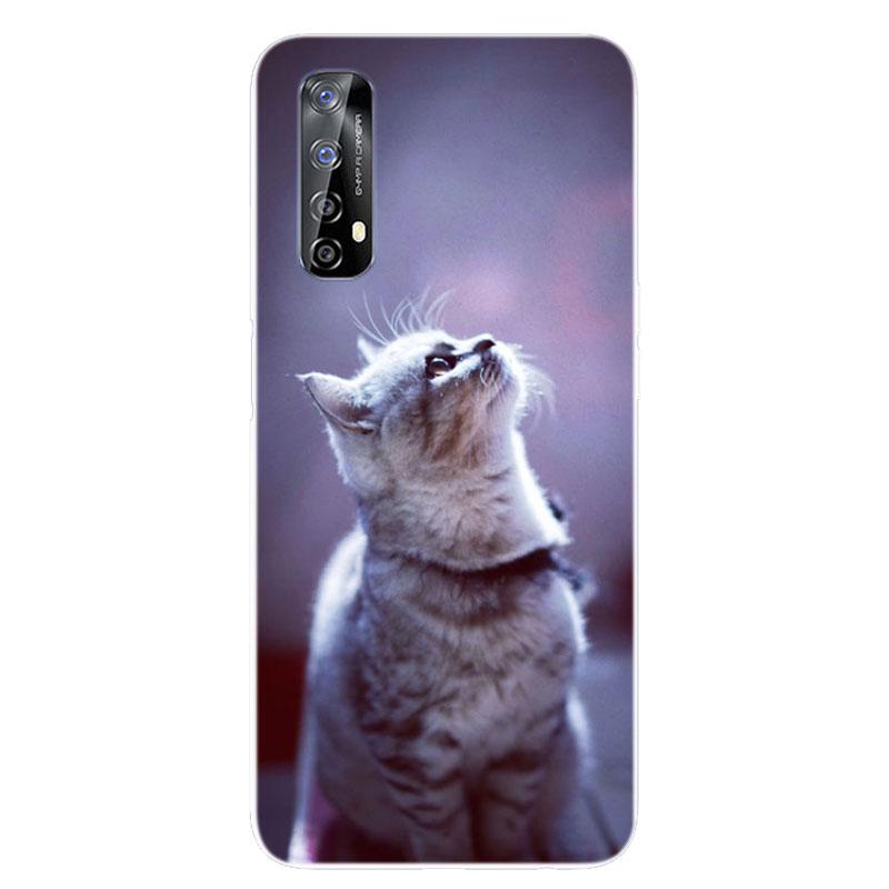 For OPPO Realme 7 Case RMX2151 Bumper Silicone TPU Soft Phone Cover For OPPO Realme 7 RMX2155 Realme7 Case Cartoon Fundas Coque