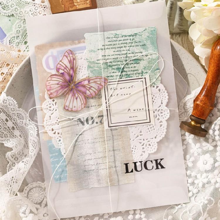 20 fournitures de loisirs créatifs en papier résistant à la décoloration, avec autocollants au design rétro, pour le scrapbooking et les projets de journal créatif