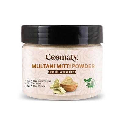 Cosmaty Bio Poudre de Multani Mitti 100% Pure (Terre de Fuller) Argiles pour le visage (400g)