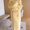 2024 High-Quality Women's Coat: 100% Suri Alpaca Wool, Thickened Suri Cashmere, New Style Outerwear