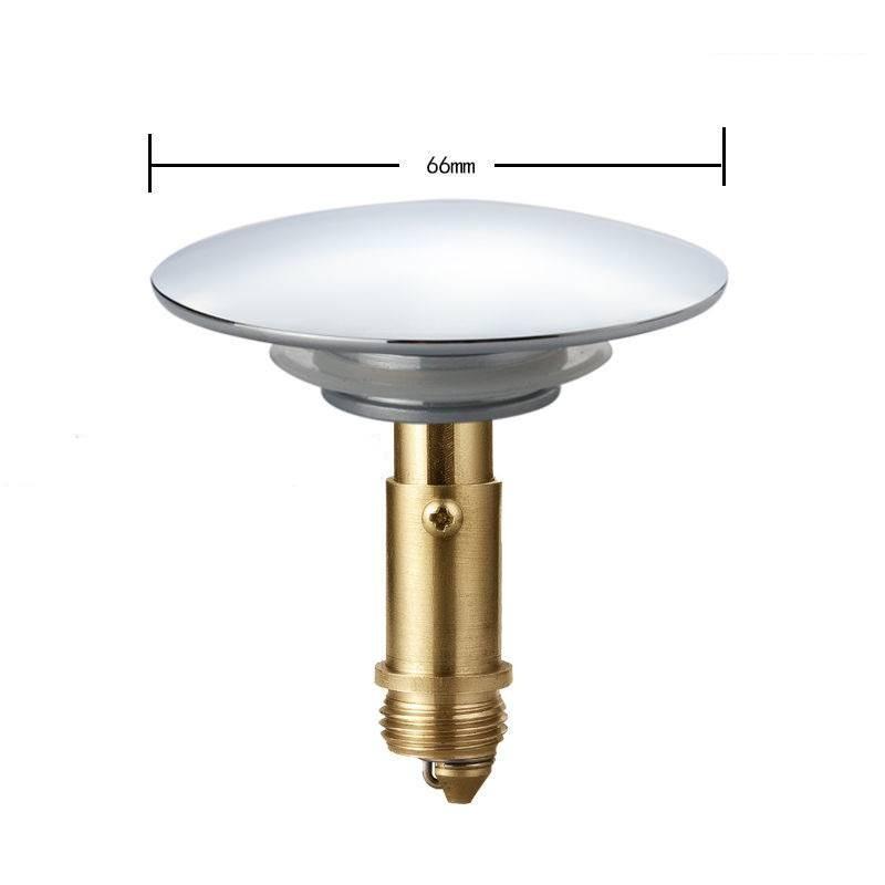 Durable All Copper Sink Stopper Set Featuring Large And Small Push Button Caps