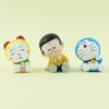6pcs/set Kawaii Doraemon Cartoon Desktop Anime Ornaments Cute Action Figure Decoration Model Doll Girls Boys Birthday Gifts