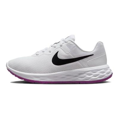 Revolution 6 Next Nature White Vivid Purple Women Sneakers Vivid-Sulfur Black DC3729-106
