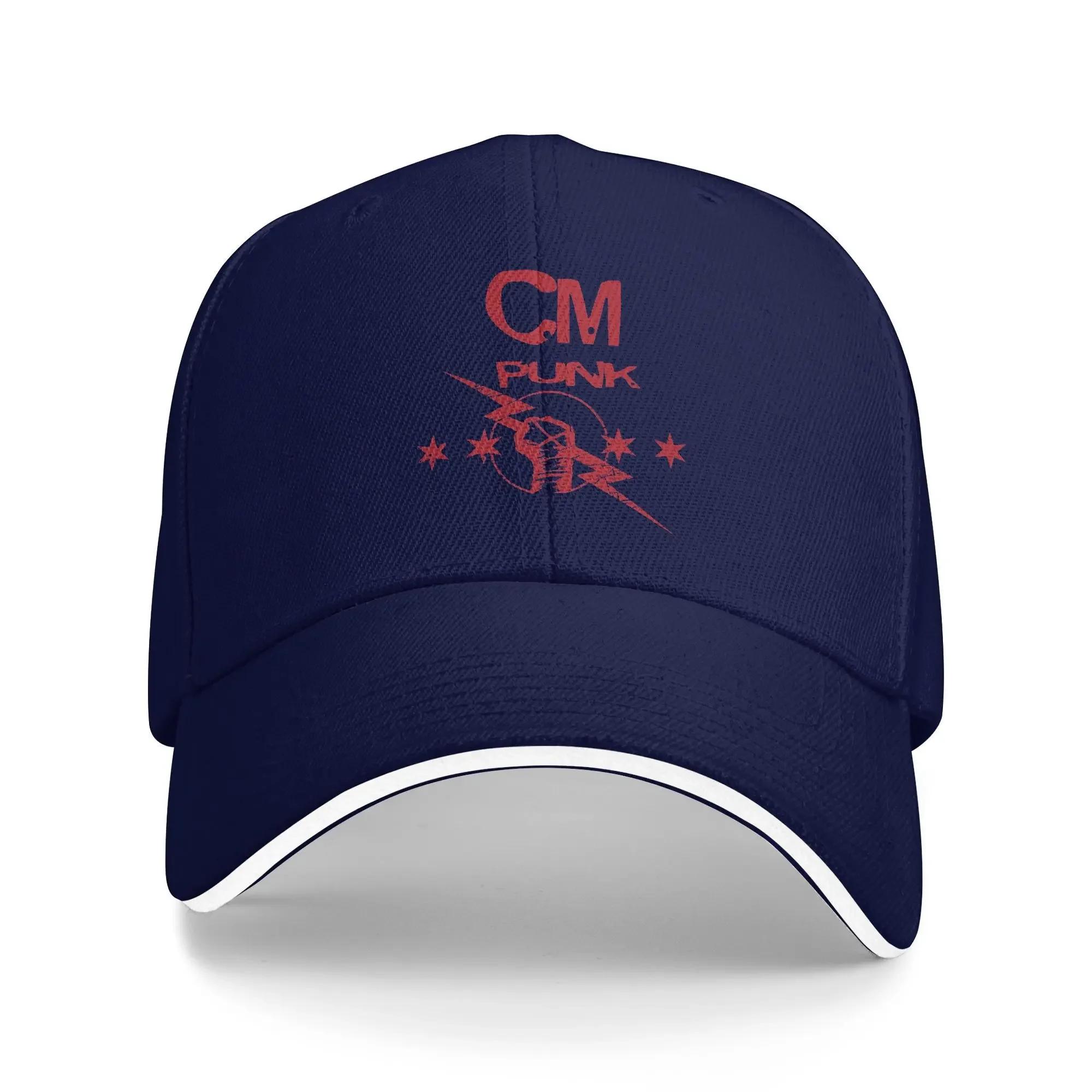 New Cm PUNK wrestler wresting Baseball Caps Unisex Snapback Cap  Formal Workouts Gift Sun Caps Adjustable