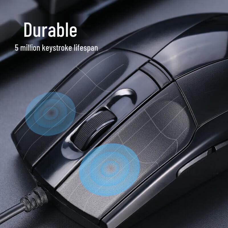 DAREU LM102 3-Gear DPI Wired Office Mouse