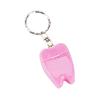 Portable Floss Keychain Tooth Floss Floss Roll Floss Threaders for Travel Pink