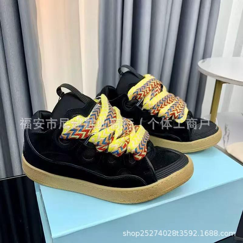 High heels new classic shoes platform lace-up comfortable skateboard shoes