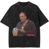 The Sopranos Tony Soprano Tshirt Vintage Washed Aesthetic Streetwear Unisex Oversized Summer Cotton Graphic Tee Clothing Top